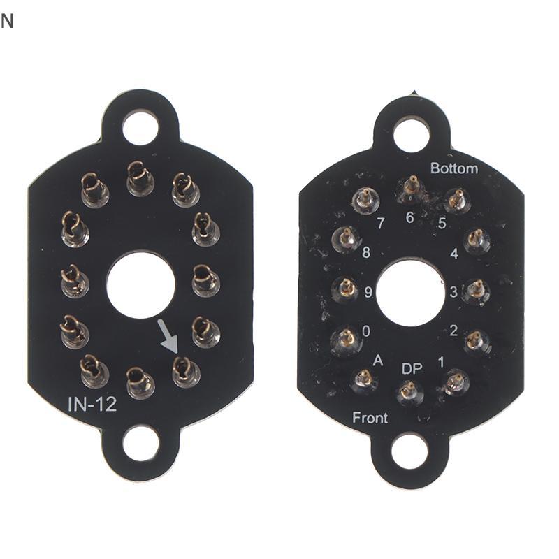 NS 1 / 4 12pin Gốm Nixie Ống Giá Đỡ Soet IN-12 Ống Phát Sáng Ống Soet Giá Đỡ IN12 NS