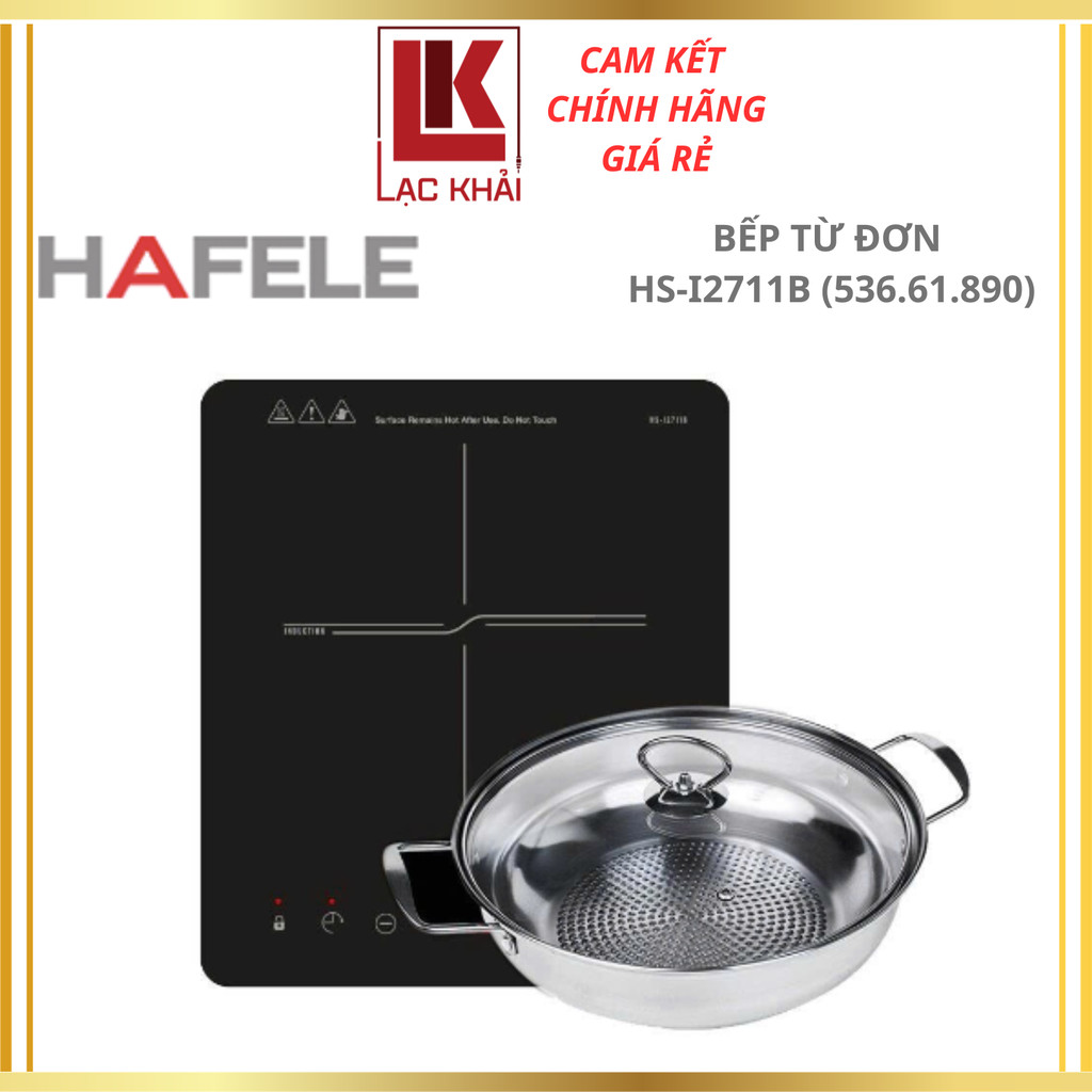 Bếp từ đơn Hafele HS-I2711B (536.61.890) - Công suất 2000W - Hàng Chính Hãng