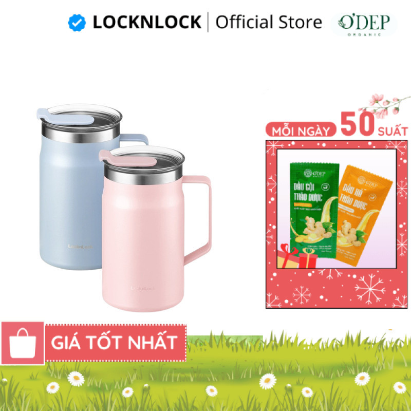 Cốc giữ nhiệt LocknLock Metro Table Mug 600ml Chính hãng  LHC4282  - - CHEAP CMO
