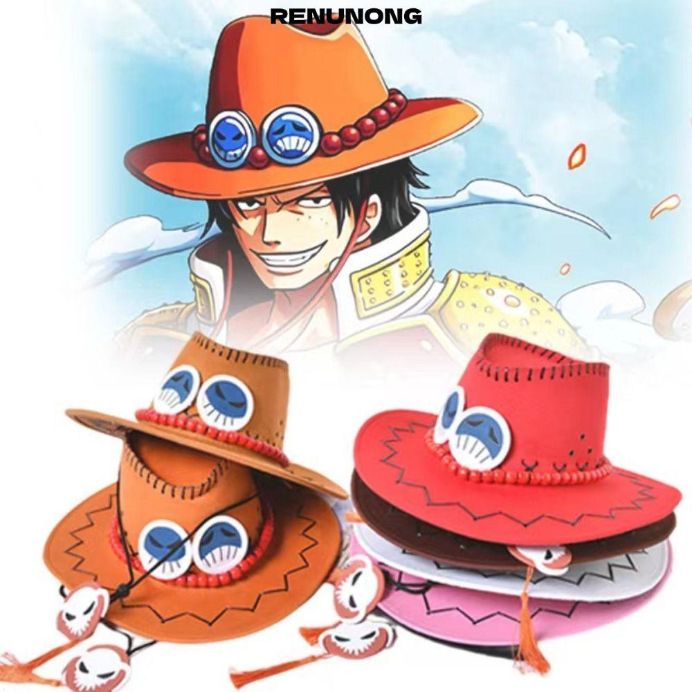 Renunong Mũ Một Mảnh Cosplay Cho Người Lớn - Nhân Vật Luffy, Ace và Law từ One Piece
