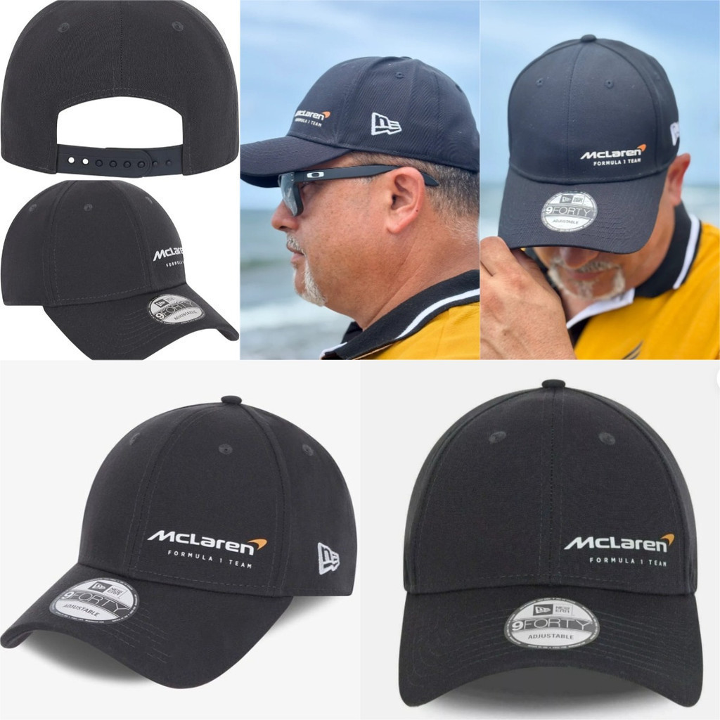 Đội mũ bóng chày McLaren F1 xám đậm, logo 9FIFTY, chống nắng dành cho cả nam và nữ