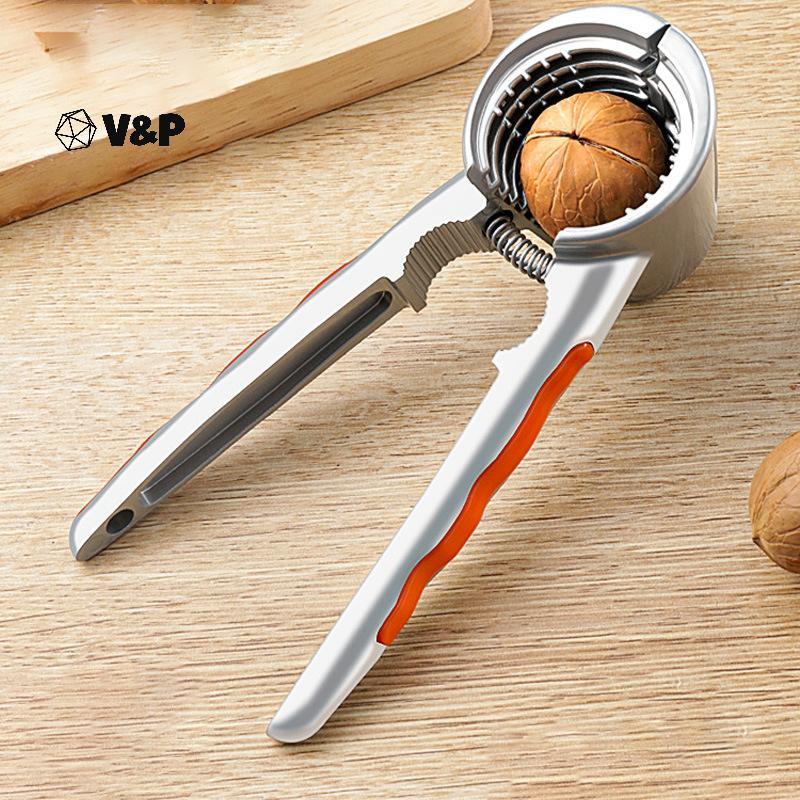 [V & P-t] Hợp kim kẽm Nutcracker Sheller Crack Almond Walnut Pecan Hazelnut Filbert Nut Kitchen Nut 