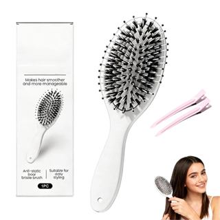 Bàn chải hình cánh quạt 5 lần bán chạy nhất trên thế giới được biết đến nhiều nhất, Bàn chải lông tóc mạnh hơn, sáng bóng, được trang bị lông Nylon và đầu Massage bóng siêu nhỏ, Thích hợp cho bàn chải cánh quạt loại A kiểu tóc mịn (Loại A)