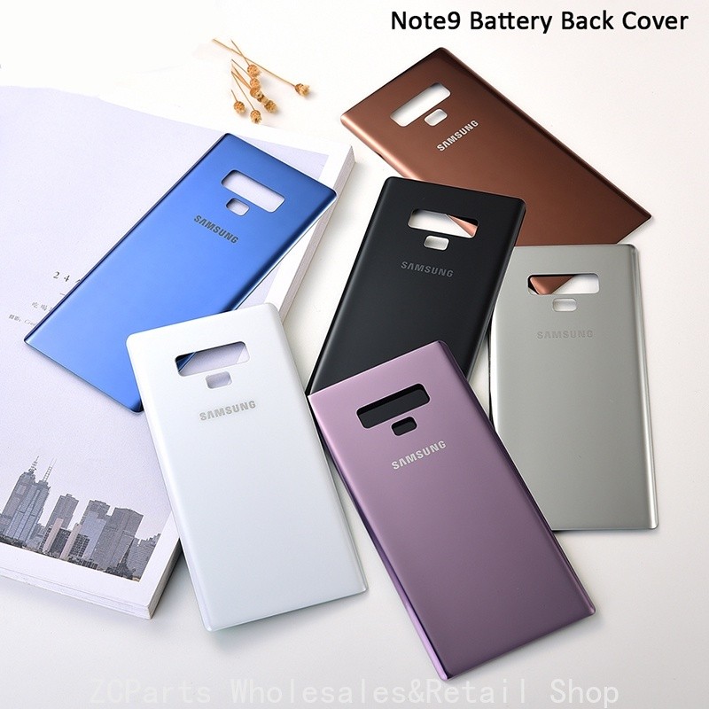 Ốp điện thoại Pin Cho SAMSUNG Galaxy Note 9 N960 N9600 SM-N960F N960U N960FD Vỏ Kính Cửa Sau + Miếng