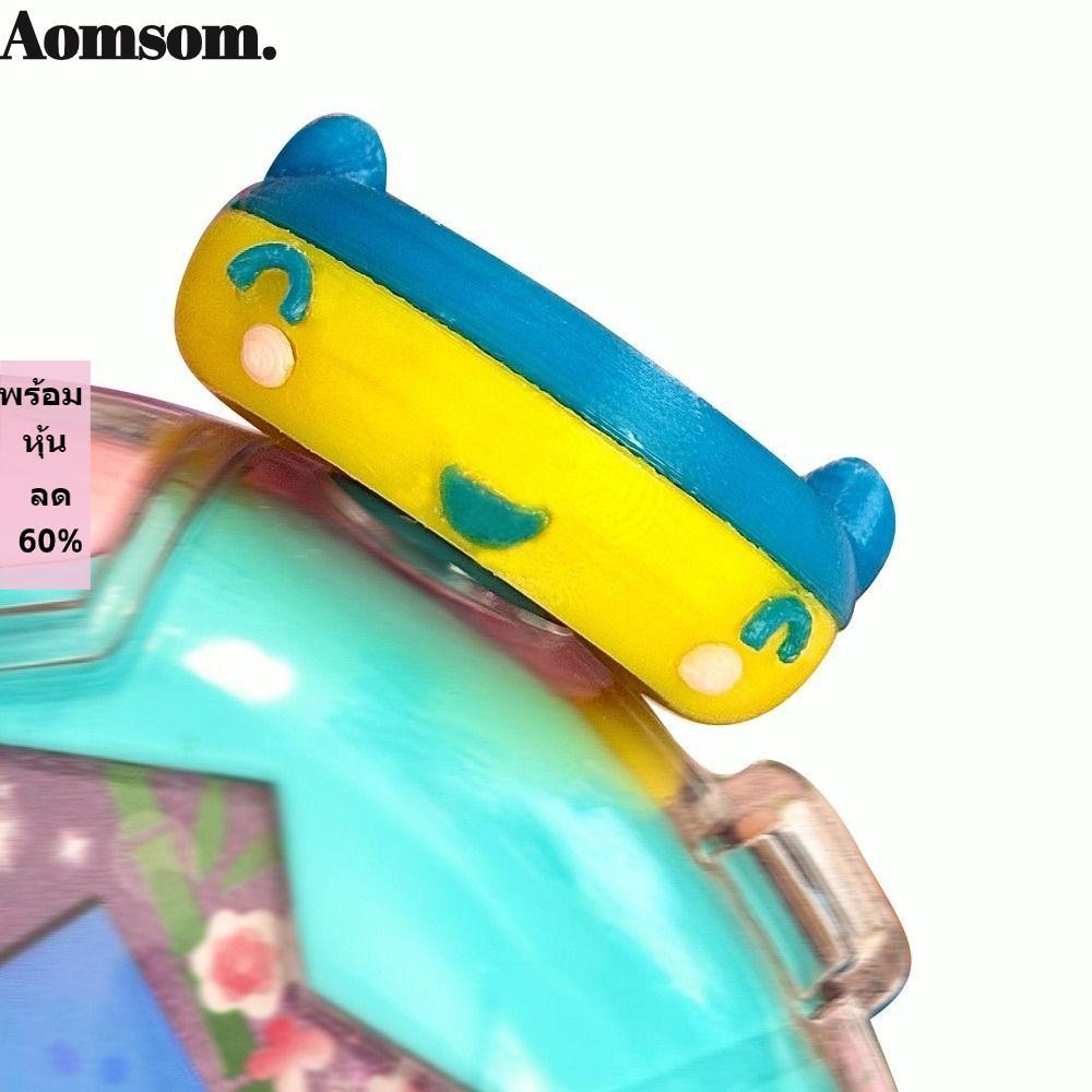 Nắp núm AOMSOM, Nắp nút Mametchi in,|Không bao gồm PETG DIY Trang trí Núm bảo vệ cho Tamagotchi Para