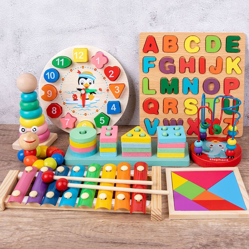 Hot Sale#Educational Intelligence Baby and Toddler Toys1-2Years Old3Boy and Girl One-Year-Old Eight-