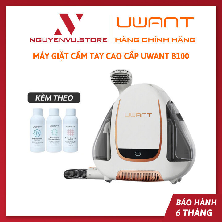 Máy giặt cầm tay cao cấp Uwant B100 giặt hút thảm Sofa - Hàng chính hãng