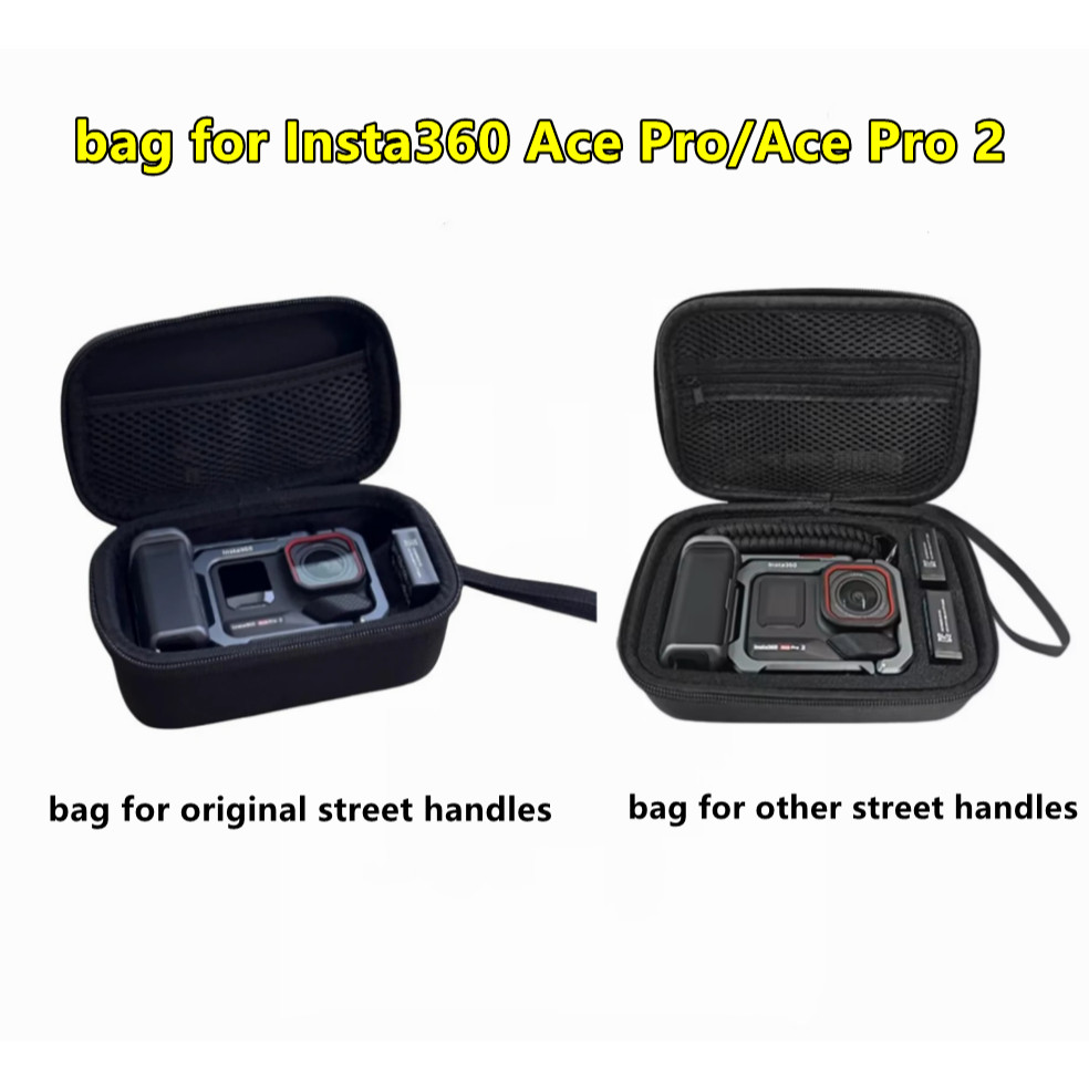 Dành Cho Insta360 Ace Pro 2 / 1 Xplorer Grip Túi Bảo Quản EVA Di Động Du Lịch Mang Theo Cho Camera H