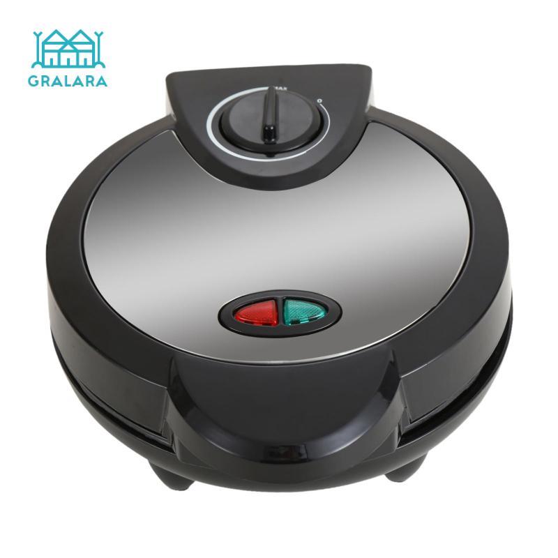 Máy làm bánh quế 9 "Dễ dàng làm sạch Tay cầm cách nhiệt Chảo nướng Điều khiển màu nâu có thể điều chỉnh Chống dính cho bữa sáng Burgers Đồ ăn nhẹ