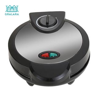 Máy làm bánh quế 9 "Dễ dàng làm sạch Tay cầm cách nhiệt Chảo nướng Điều khiển màu nâu có thể điều chỉnh Chống dính cho bữa sáng Burgers Đồ ăn nhẹ