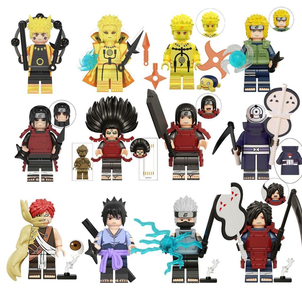 2025 Sản Phẩm Mới Tương Thích Lego Ninja Khối Xây Dựng Minifigures Bên Thứ Ba Filth Tái Sinh Sasuke 