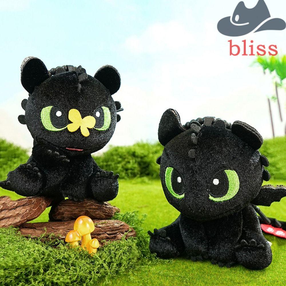 Mặt dây chuyền sang trọng không răng BLISS, Động vật nhồi bông Rồng bay Cách huấn luyện Móc khóa rồn