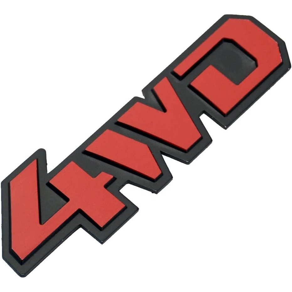 1x 4WD Huy Hiệu Biển Tên 3D Kim Loại Fender Trunk Hood Miếng Dán Cửa Phù Hợp Cho Xe AWD 4x4 Off Road