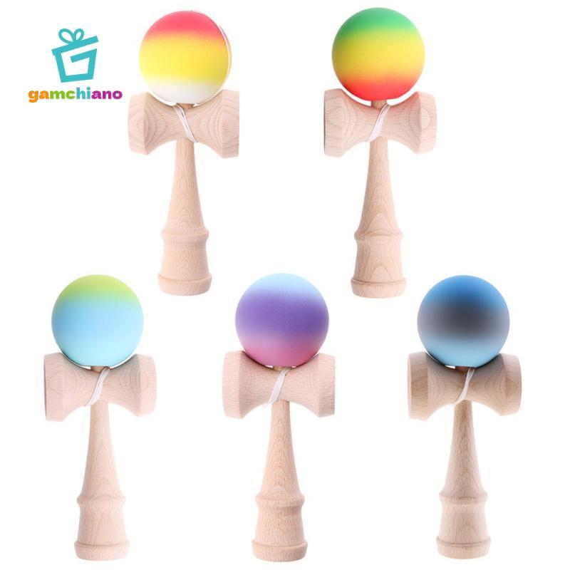 Gamchiano Gỗ Kendama Ball & Cup Kỹ Năng Cân Bằng Nhật Bản Cho Trẻ Em Người Lớn Sinh Nhật