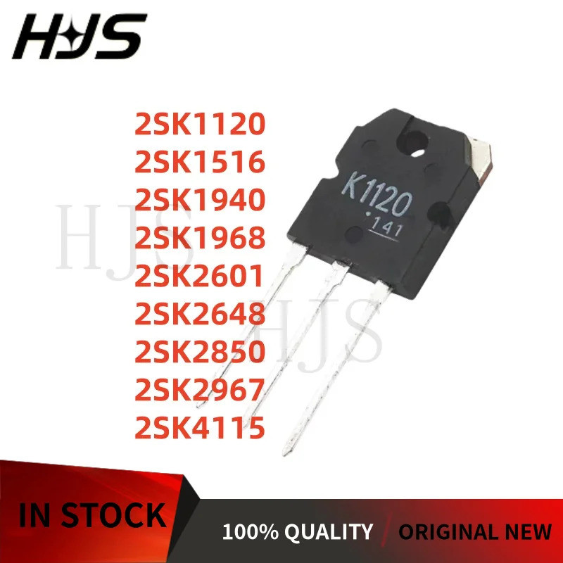 5 Chiếc 2SK1120 2SK2648 2SK1516 2SK2967 2SK2850 2SK4115 2SK1968 2SK2601 2SK1940 K1120 K2648 K1516 K2