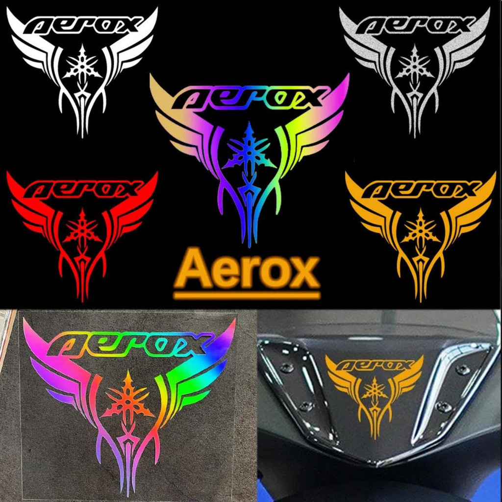 Phản Quang Vinyl Miếng Dán Thân Xe Máy Bên Tấm Đề Can Cho Yamah Aerox V2 Aerox V1 Aerox 155