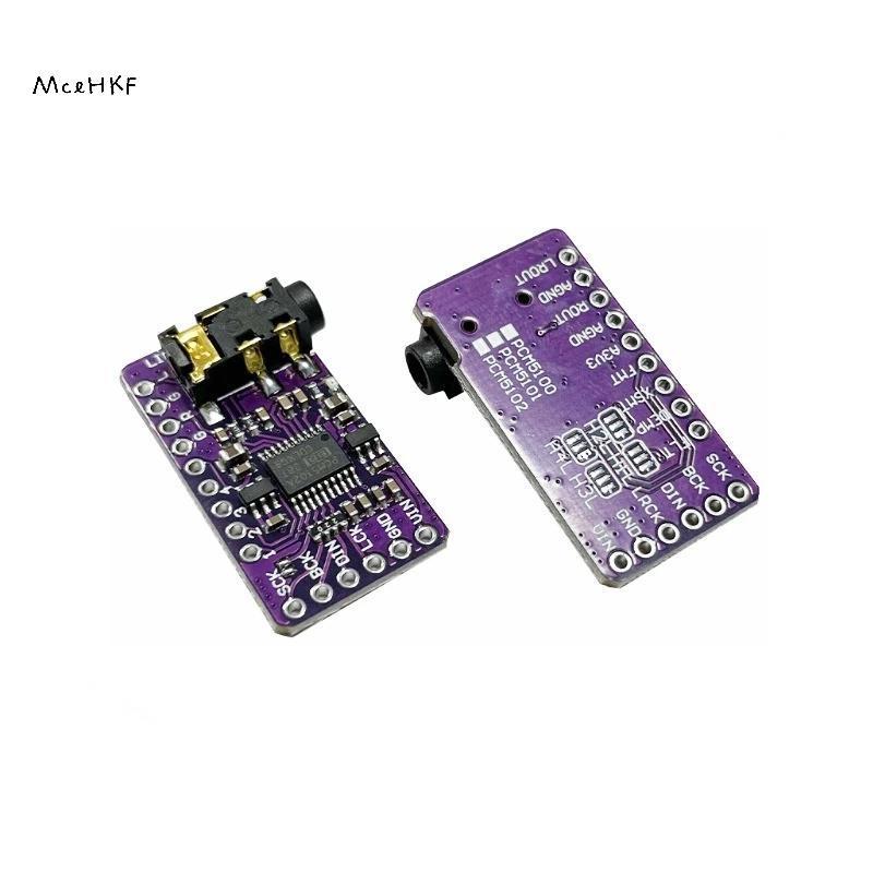 Giao diện MceHKF PCM5102A Bộ giải mã DAC I2S GY-PCM5102 Mô-đun máy nghe nhạc I2S cho Raspberry Pi PH