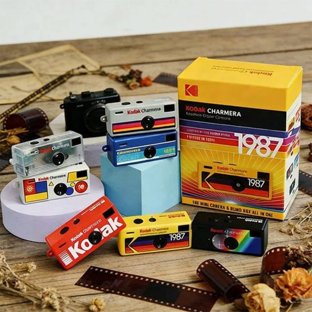 Kodak Charmera Mini Digital Camera Keychain Collectible Ornaments Decor Pendant