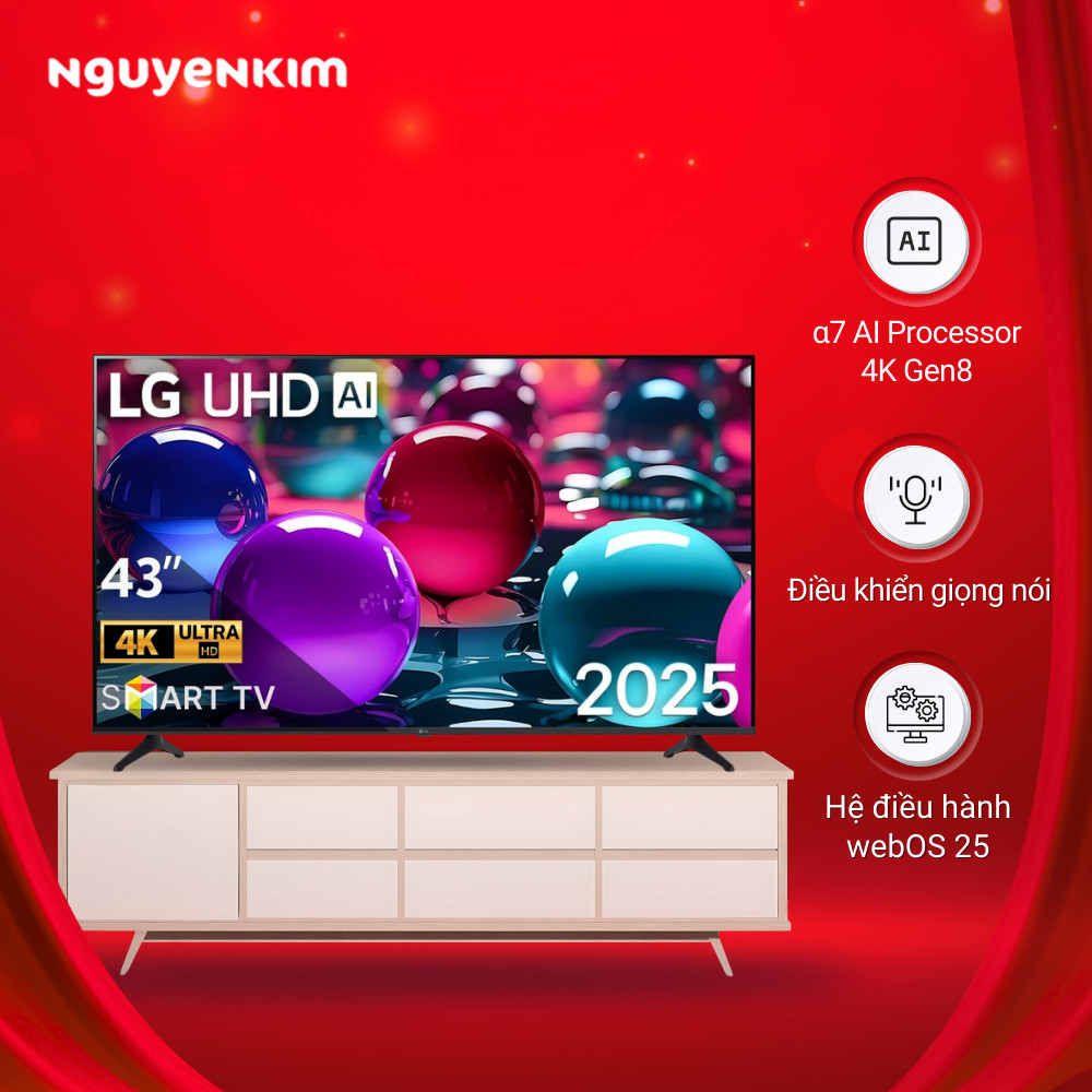 Smart Tivi UHD AI LG 4K 43 inch 43UA7350PSB