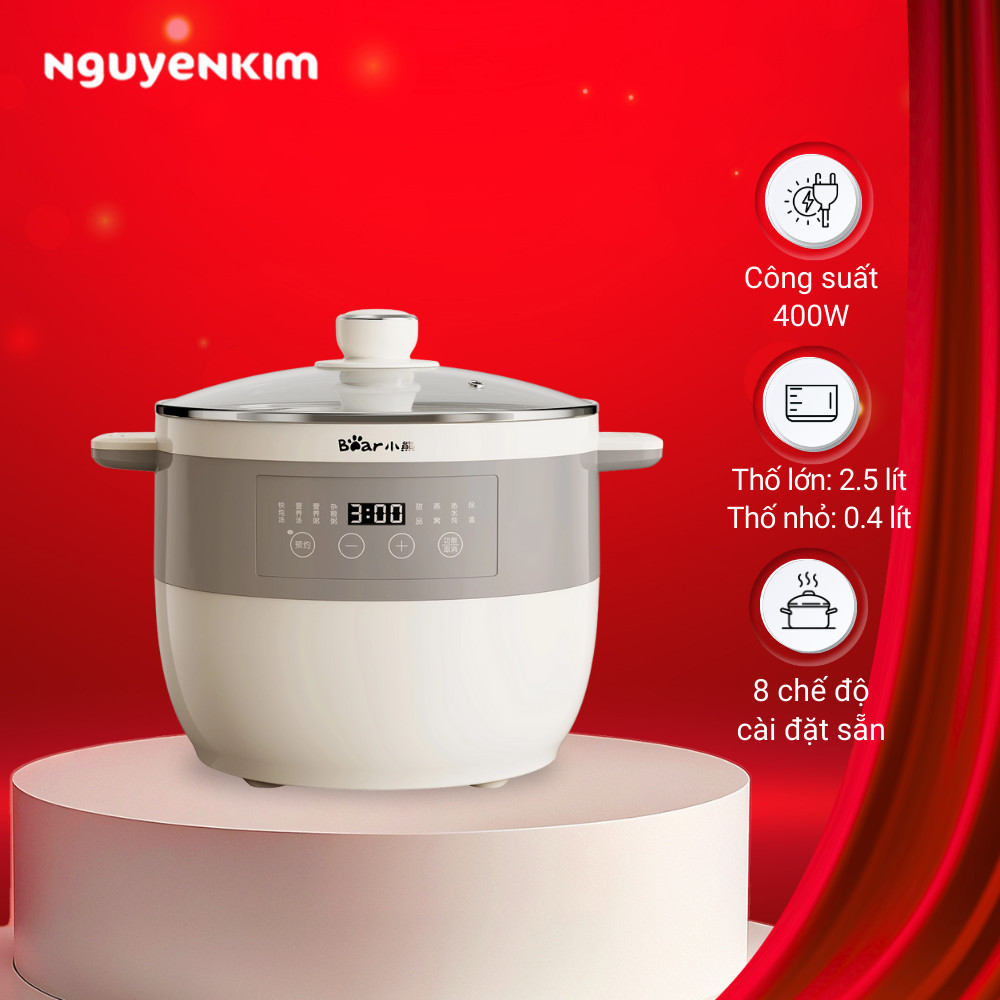 Nồi nấu chậm Bear DDZ-B25Q3