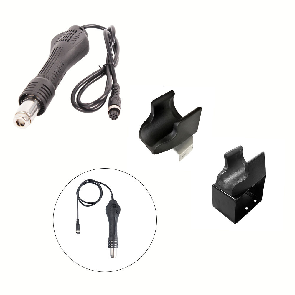 Thay thế tay cầm màu đen cho trạm hàn 858A 858D Sleek và chức năng