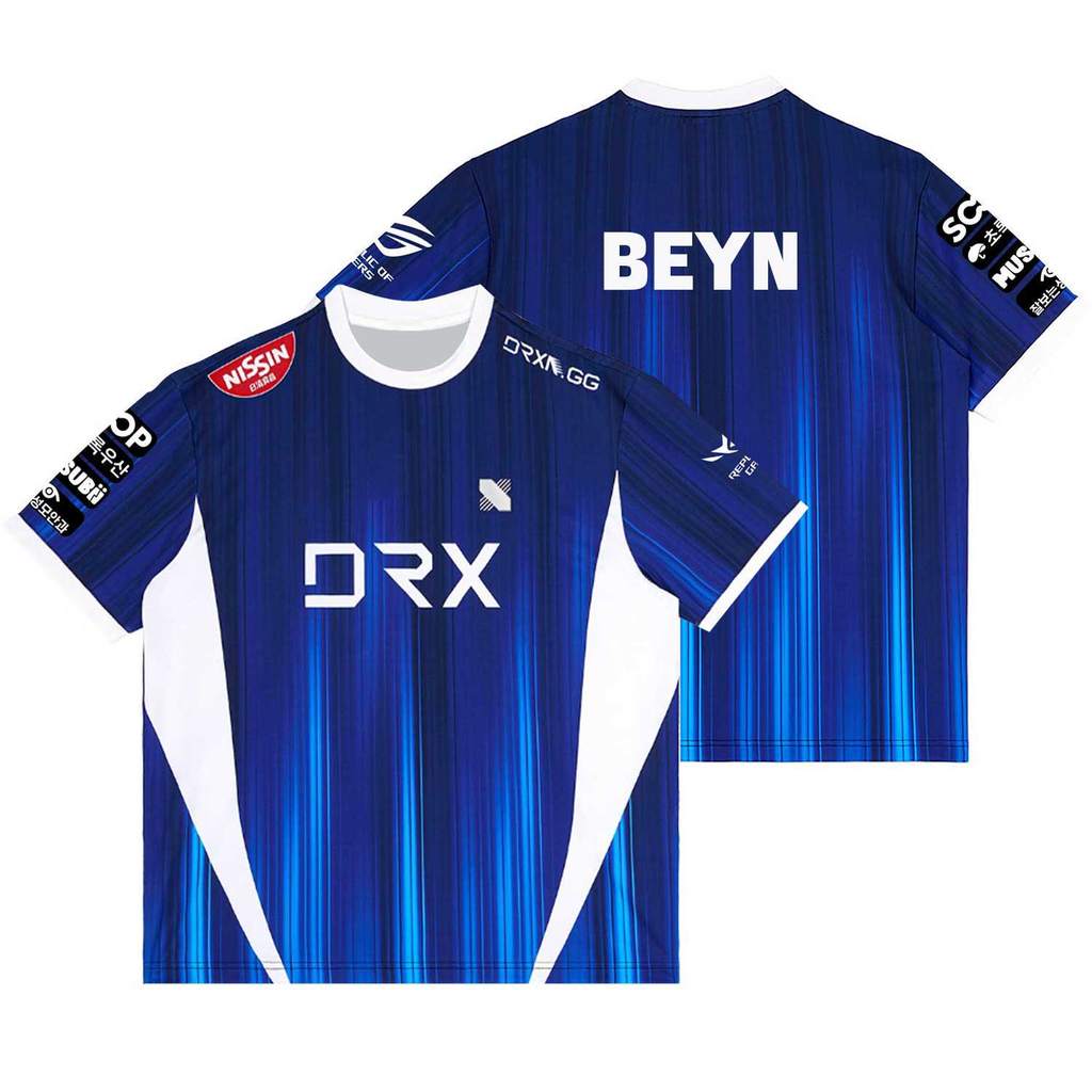 DRX Esports Club 2026 New Jerseys Summer VINCENZO RICH Training Áo thun nam