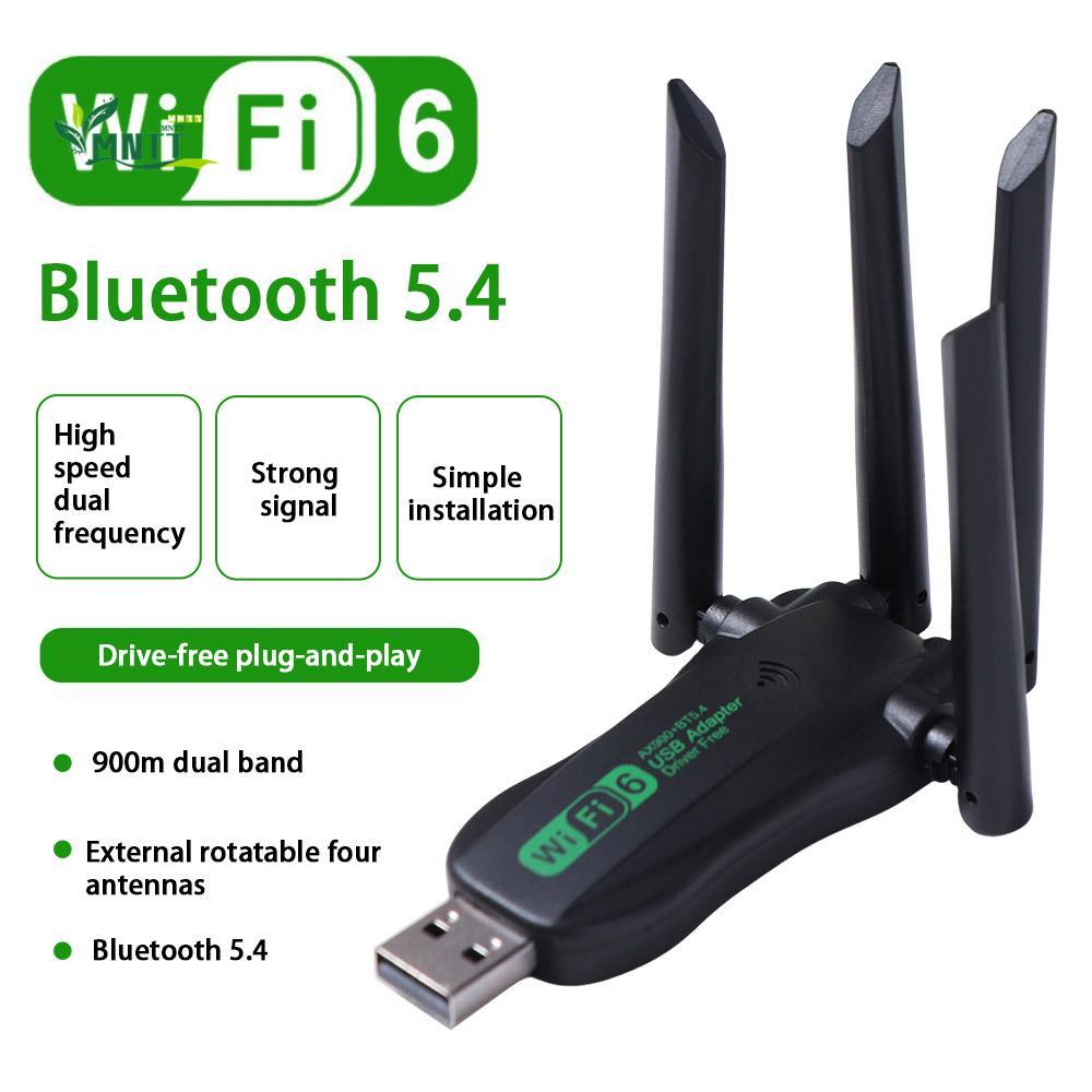 Bộ chuyển đổi USB WiFi6 băng tần kép MNTT AX900 Sử dụng văn phòng tốc độ cao