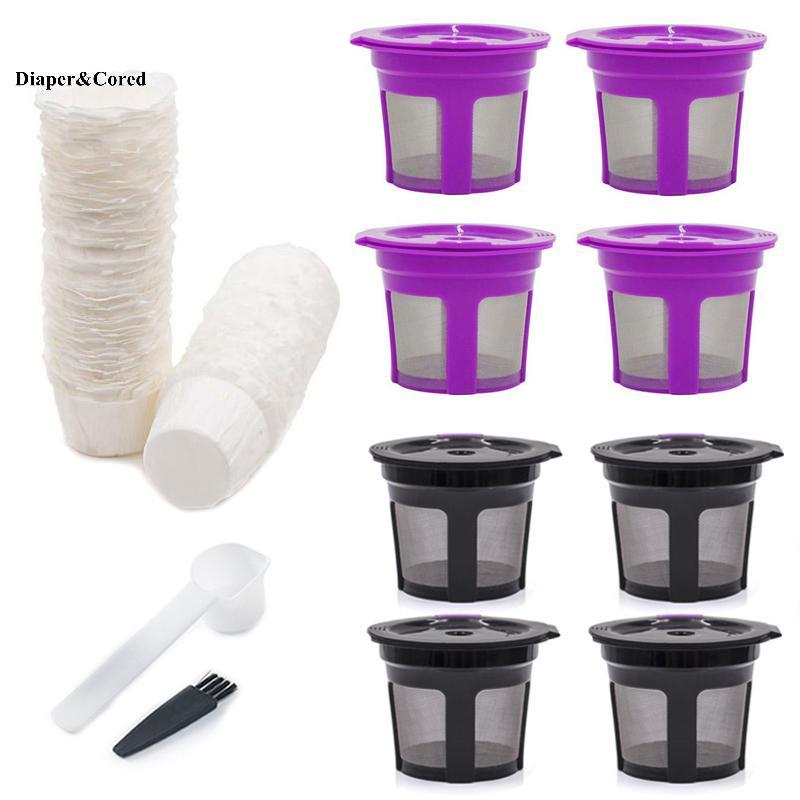 DIAPER & CORED Giấy dùng một lần Giấy lọc cà phê cho Keurig Cốc K tái sử dụng cho máy pha cà phê Keu