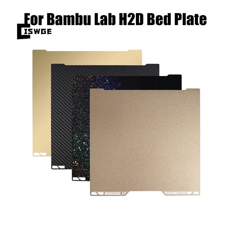 [CISWGE] Dành Cho Đĩa Giường Bambu Lab H2d 380x380mm PEO PET PEI Tấm Họa Tiết Hai Mặt Cho Máy In Bam