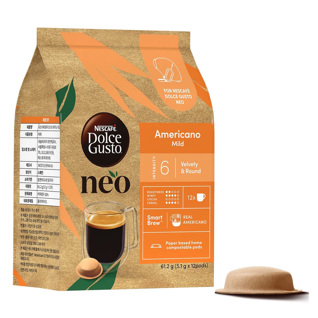 Trực tiếp từ NHẬT BẢN Nescafe Dolce Gusto Neo Americano Light Blend 12P Cà phê giấy Cà phê đen Cà ph