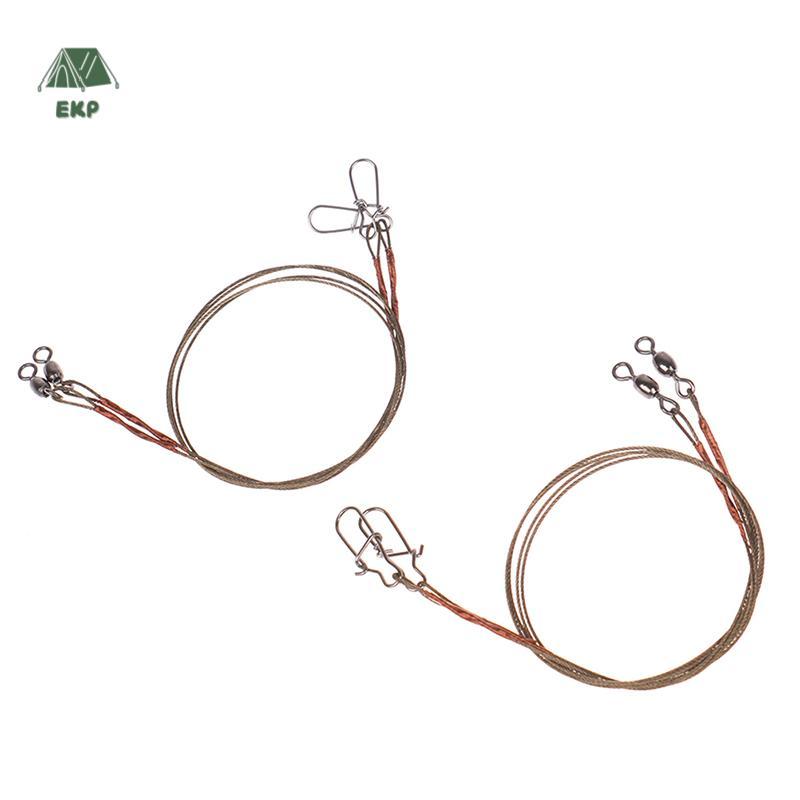 <[EKP] Bộ 2 Dây Câu Thép Rotatable - Phụ Kiện Câu Cá Chất Lượng