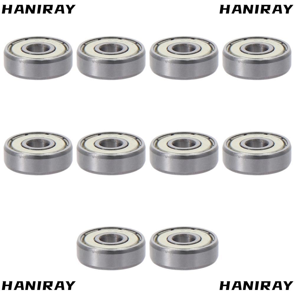 HANIRAY 10 Vòng bi kín đôi, Vòng bi rãnh sâu bằng thép Chrome 626ZZ, Động cơ vòng bi thu nhỏ được bô