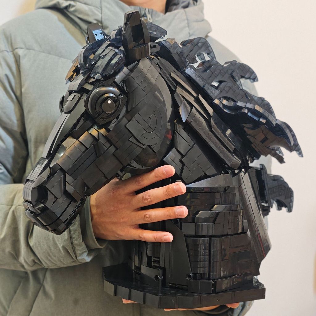 Mô Hình Đầu Ngựa 12 Con Giáp 2026 Lắp Ráp Khó - Quà Tết Năm Ngựa Tương Thích Lego