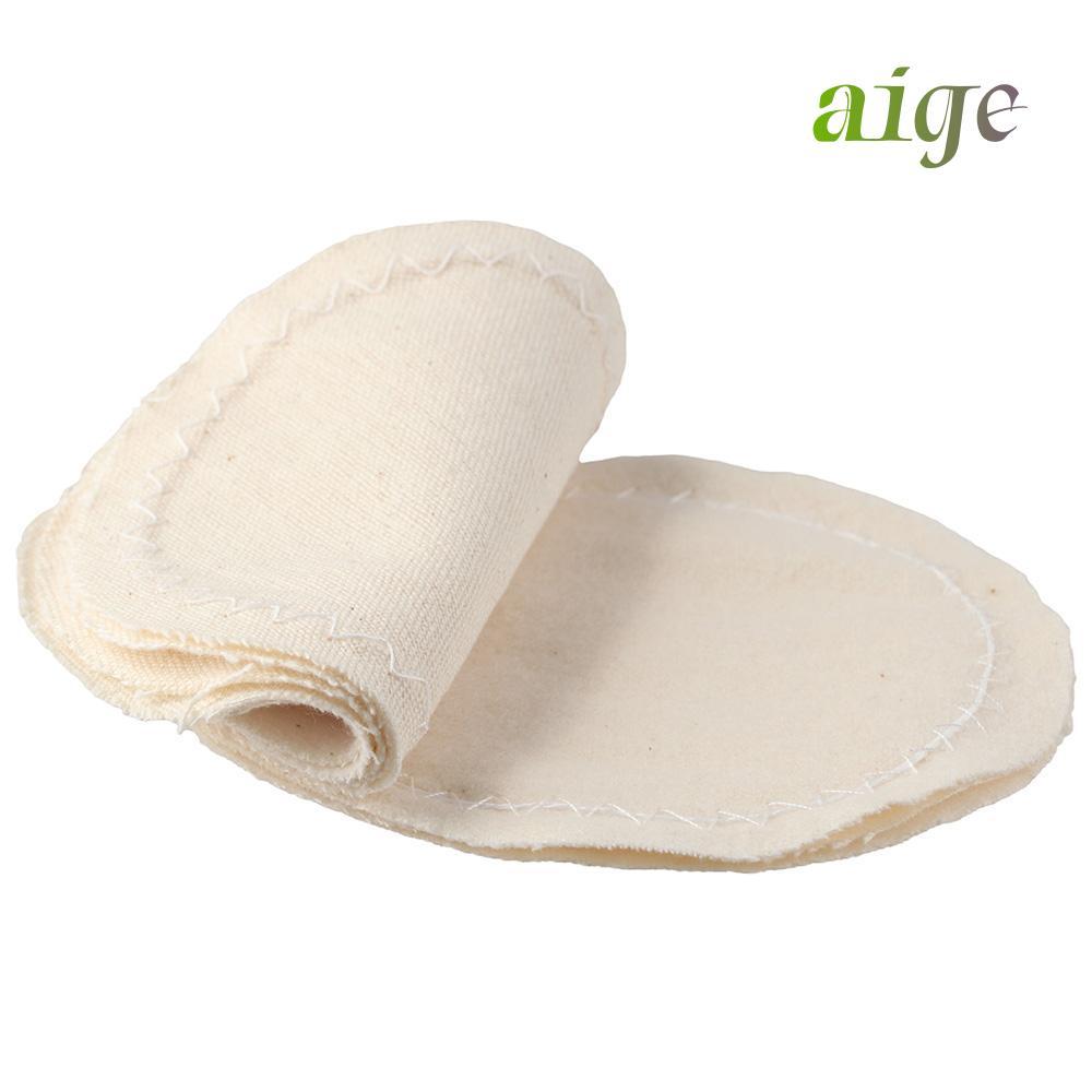 Bộ lọc thay thế vải AISE 10 chiếc, Máy pha cà phê Syphon cân bằng màu be Cotton, Bộ lọc nồi chân khô