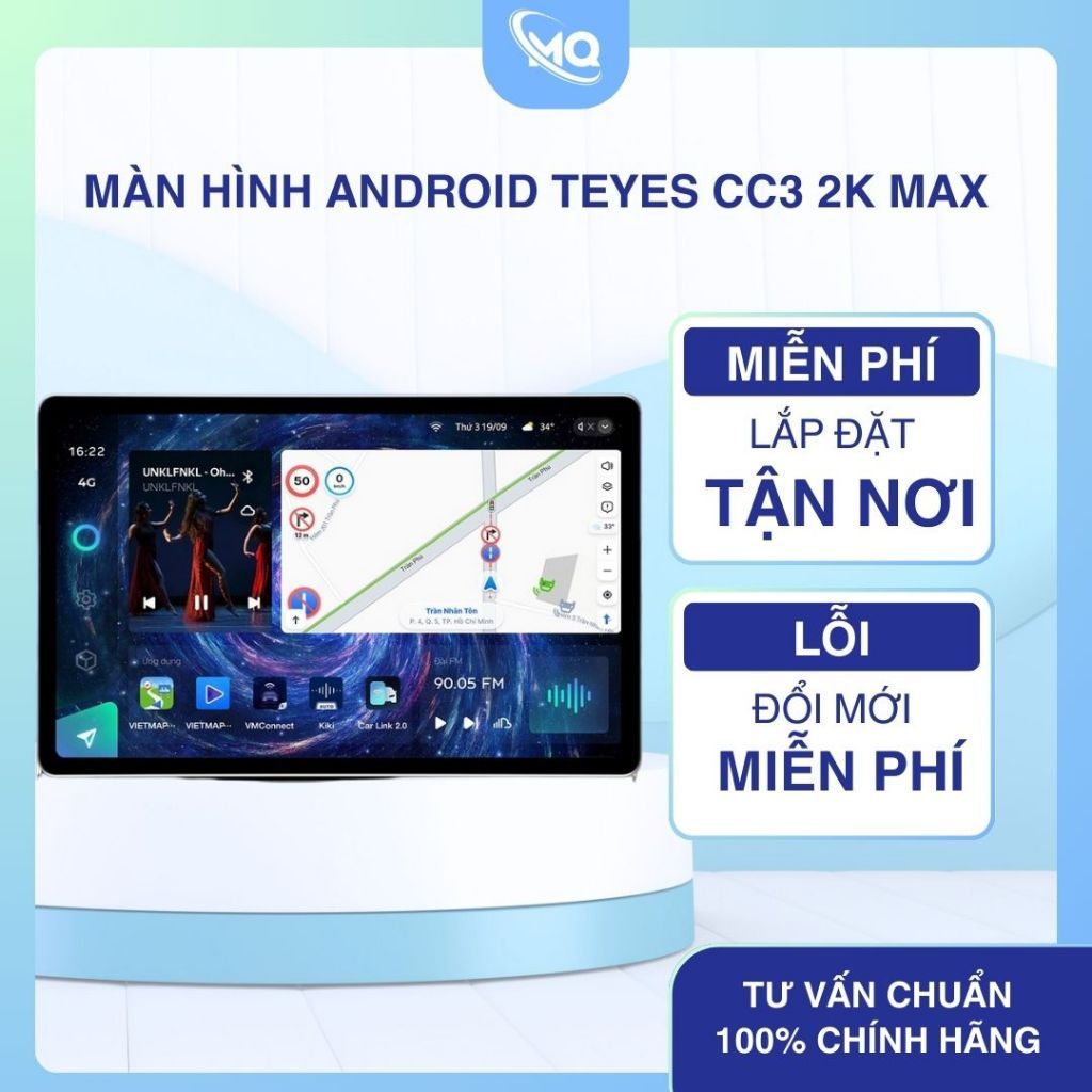 [HÀNG MỚI]Màn Hình Android 13inch / 11,5inch Teyes CC3 2K MAX | Ram 6GB Rom 128G | Liền Camera 360