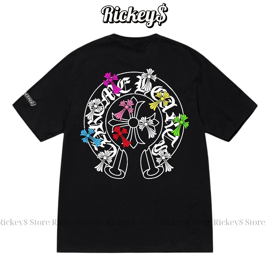 [High Quality] Áo Thun Chrome Hearts Lucky Clover Horseshoe Tee - Cotton Cao Cấp MC House