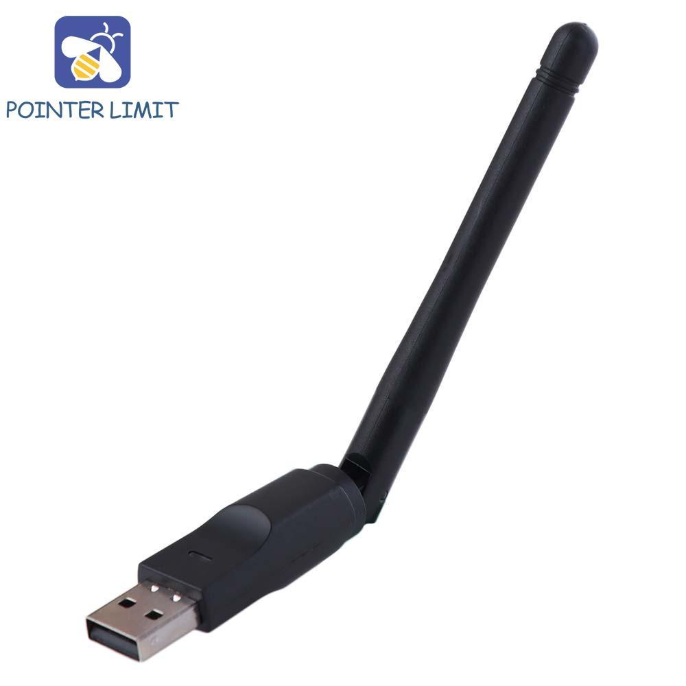 POINTER GIỚI HẠN Bộ chuyển đổi Wifi USB 150Mbps, Card mạng MT7601 / 8188 150Mbps MT7601, Ăng-ten di 