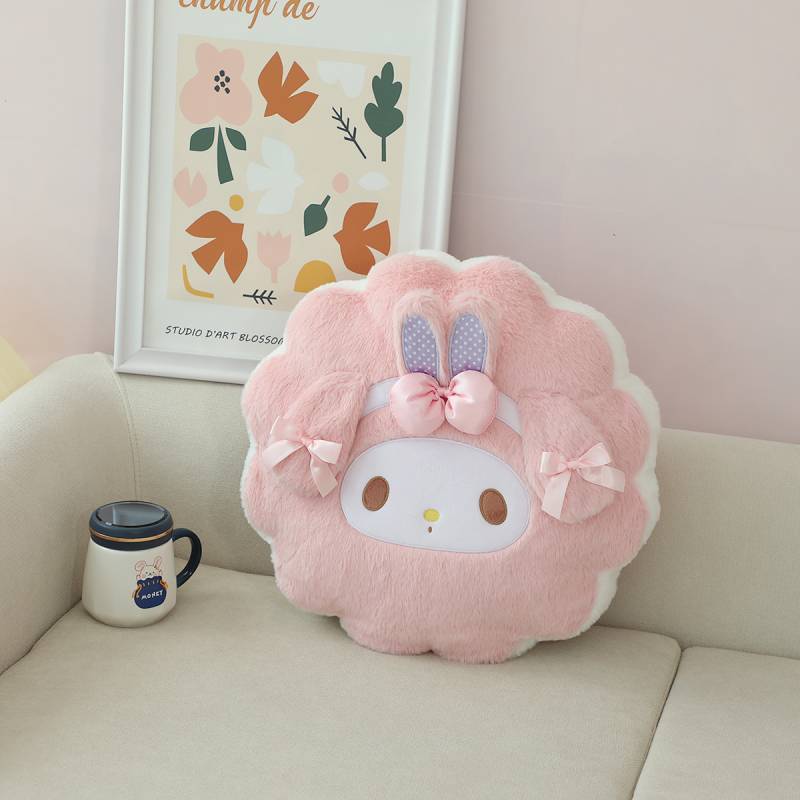 Cartoon My Melody Pillow Sofa Cushion Office Seat Cushion Pillow Height Increasing Cushion Ins Style
