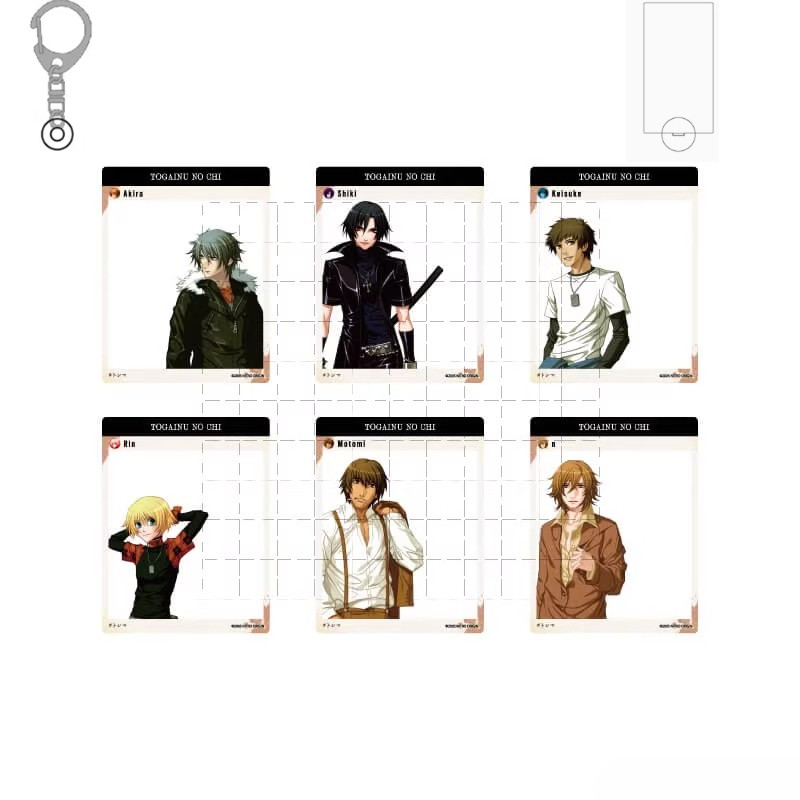 Trò Chơi DRAMAtical Giết Người Acrylic Đứng Búp Bê Anime Akira Shiki Keisuke Asato Móc Khóa Cosplay 