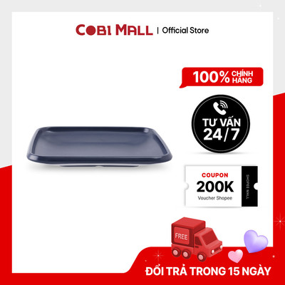Dĩa Đen Chữ Nhật Yangge Cobihome – Đĩa Vuông 21.6cm 31.8cm – Đĩa Đen Mịn Cao Cấp