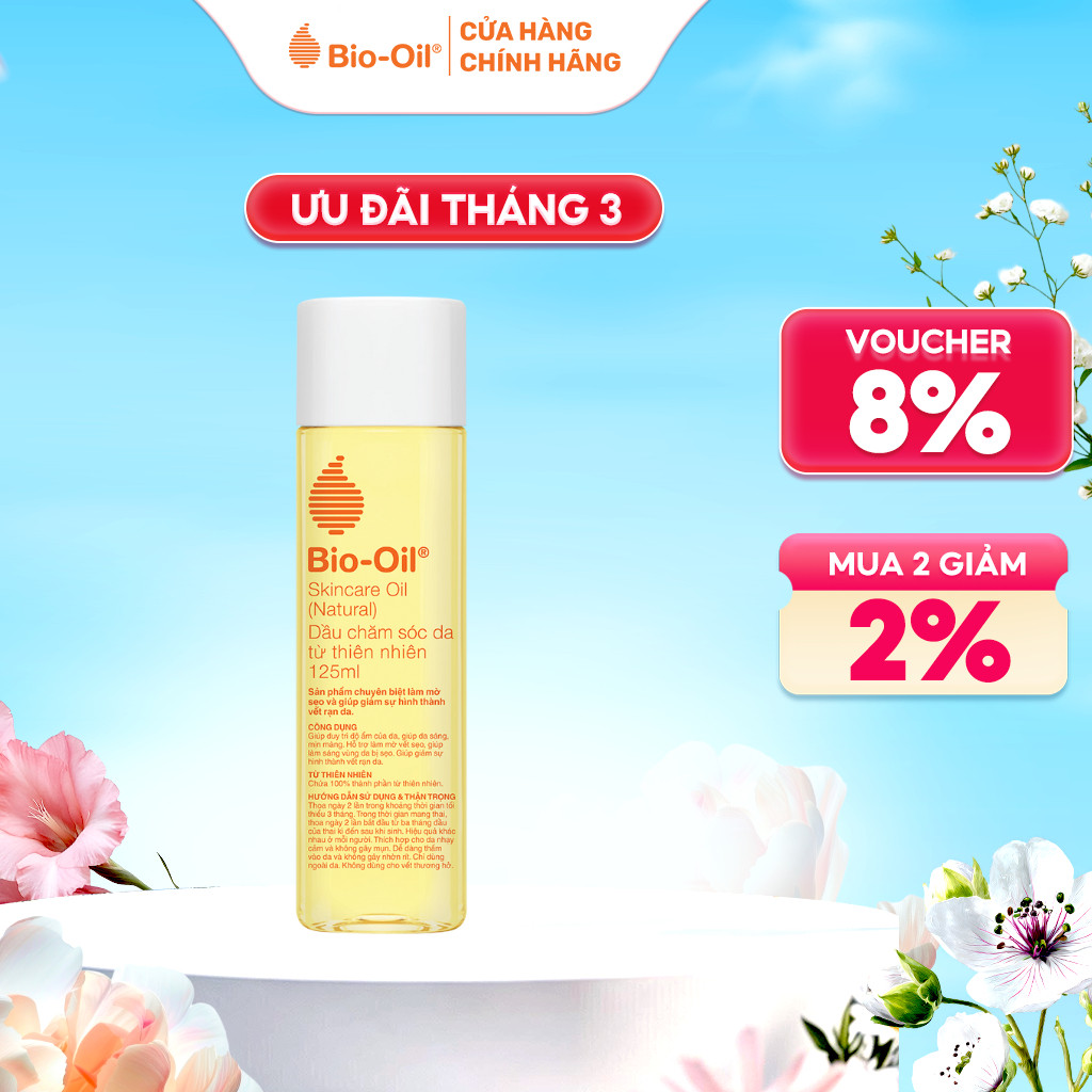 Dầu chăm sóc da từ Thiên Nhiên BIO-OIL SKINCARE OIL (NATURAL) 125ML