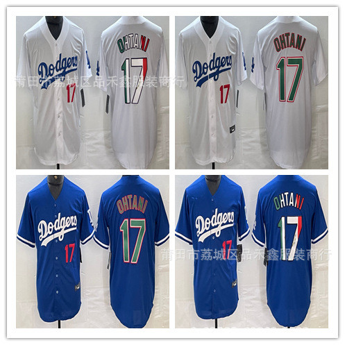 Đồng phục bóng chày Dodgers No. 17 Otani Shohei - Áo Jersey Mexico