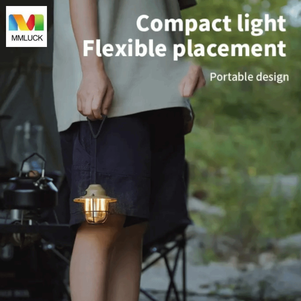 MMLUCK Đèn lồng MMLUCK chống nước, tiện lợi cho cắm trại và câu cá