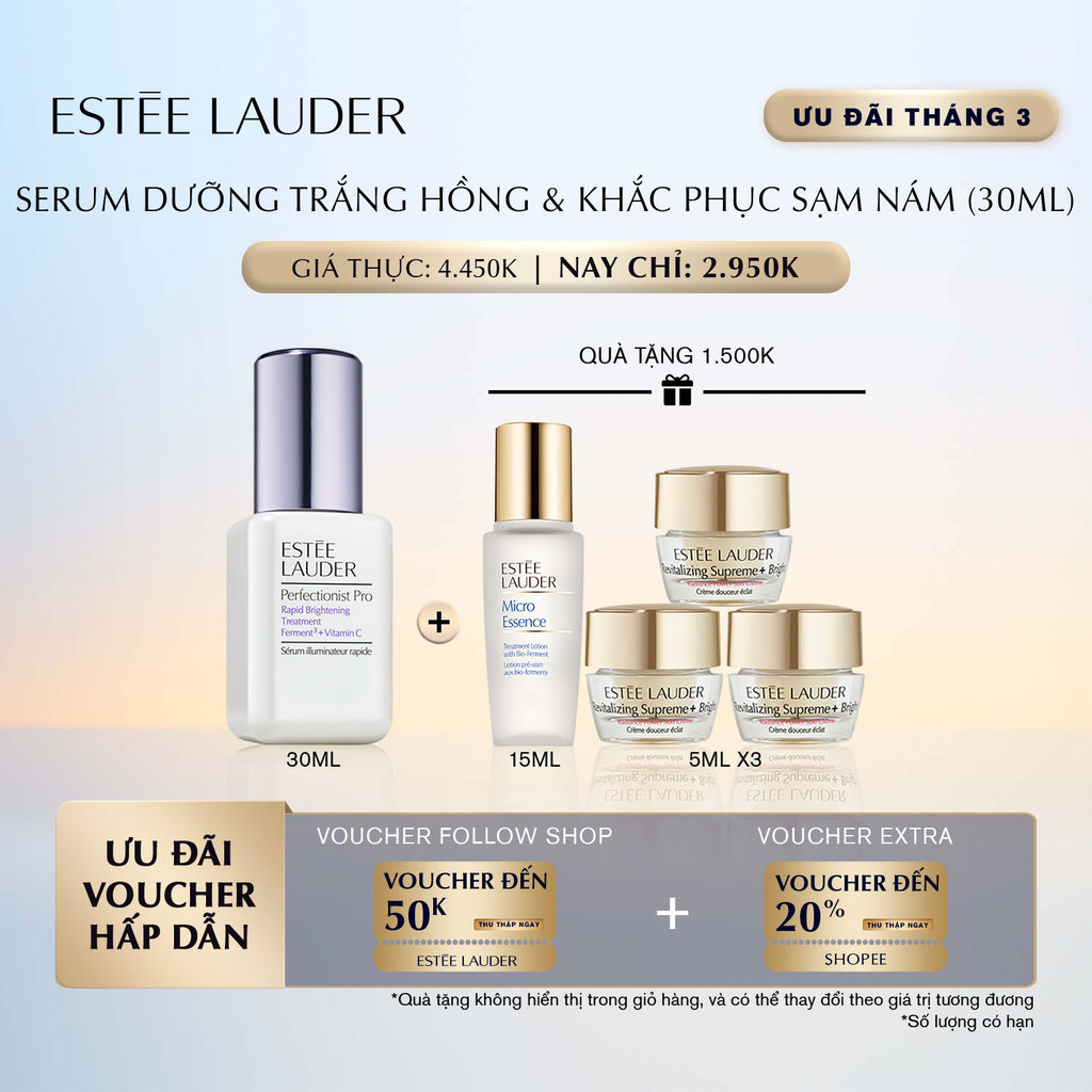 Serum/Tinh chất dưỡng sáng Estee Lauder Perfectionist Pro Rapid Brightening Treatment 30ml