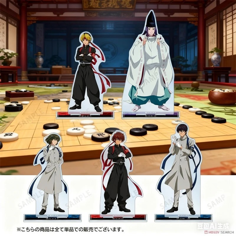 Standee Anime Hikaru no Go Kỳ Thủ Cờ Vây mô hình mica trang trí bàn học cao 15cm nhân vật Shindo Hik