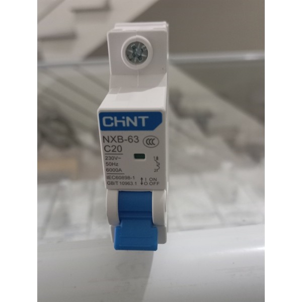 ⚡ Aptomat MCB 1 Pha CHINT NXB1-20 – 20A