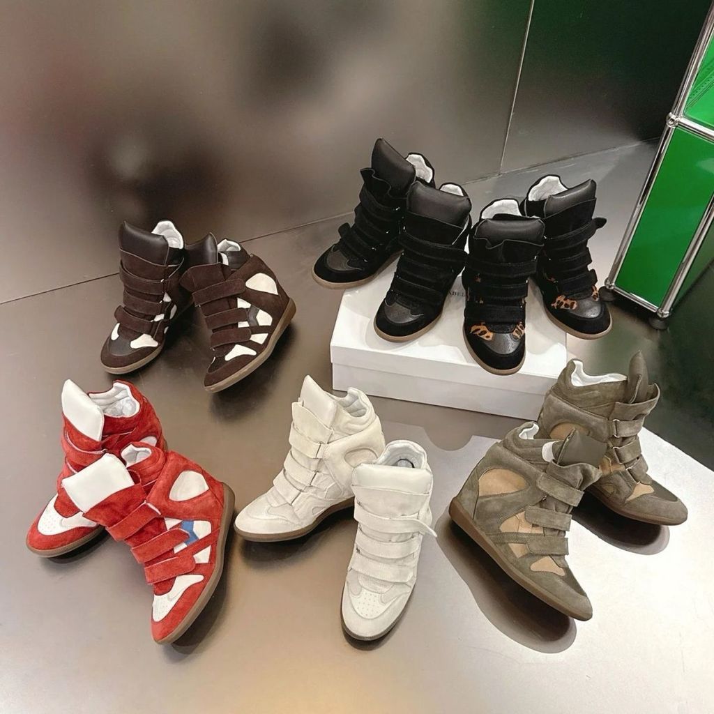 Giày tăng chiều cao nhiều màu cùng phong cách ISABEL MARANT