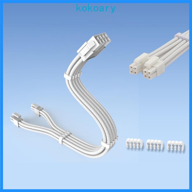 Cáp nối dài nguồn CPU KOK Meshes 8Pin ATX12V 8pin 4 + 4 đầu nối