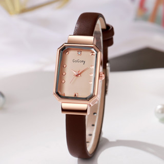 Đồng hồ nữ hình chữ nhật Niche Phong cách nữ Sinh viên Đảng Thắt lưng mỏng Thời trang Đơn giản Cao Cấp 3.10 B