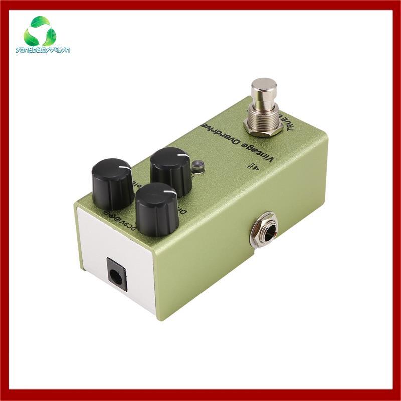 [yongbaoyvq.vn] Bàn đạp hiệu ứng đàn guitar điện Mini Bàn đạp đàn guitar điện cổ điển Overdrive cho 